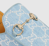  Giày Nữ Gucci Princetown Slipper 'Blue' 