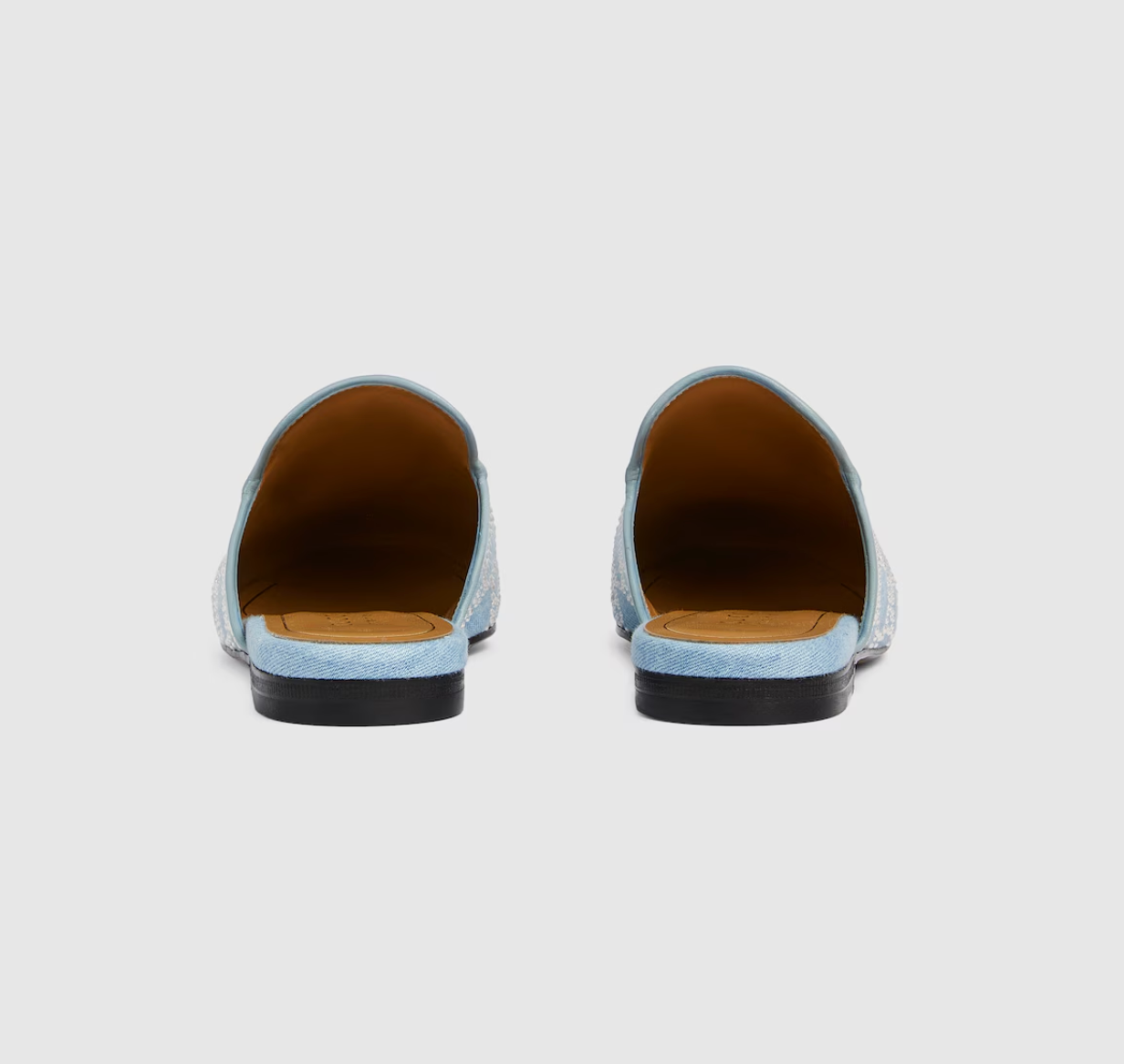  Giày Nữ Gucci Princetown Slipper 'Blue' 
