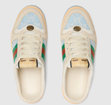  Giày Nữ Gucci Screener Mule 'Blue' 