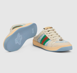  Giày Nữ Gucci Screener Mule 'Blue' 