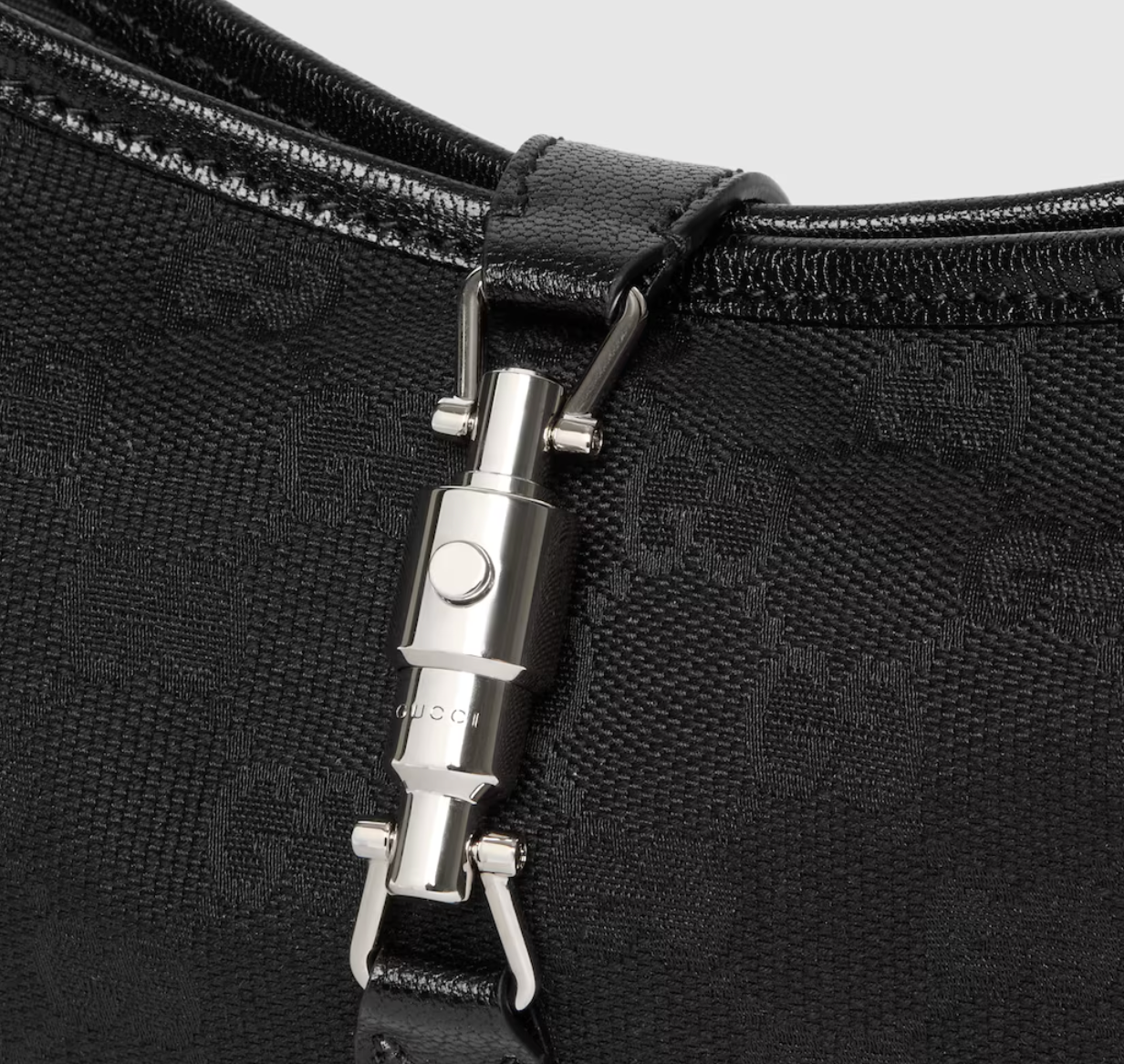  Túi Nữ Gucci Jackie Slim Medium Shoulder Bag 'Black' 