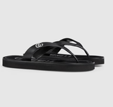  Dép Nữ Gucci Thong Sandal 'Black' 