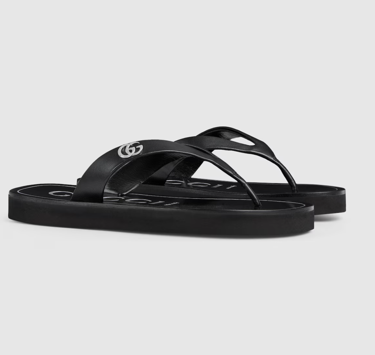  Dép Nữ Gucci Thong Sandal 'Black' 