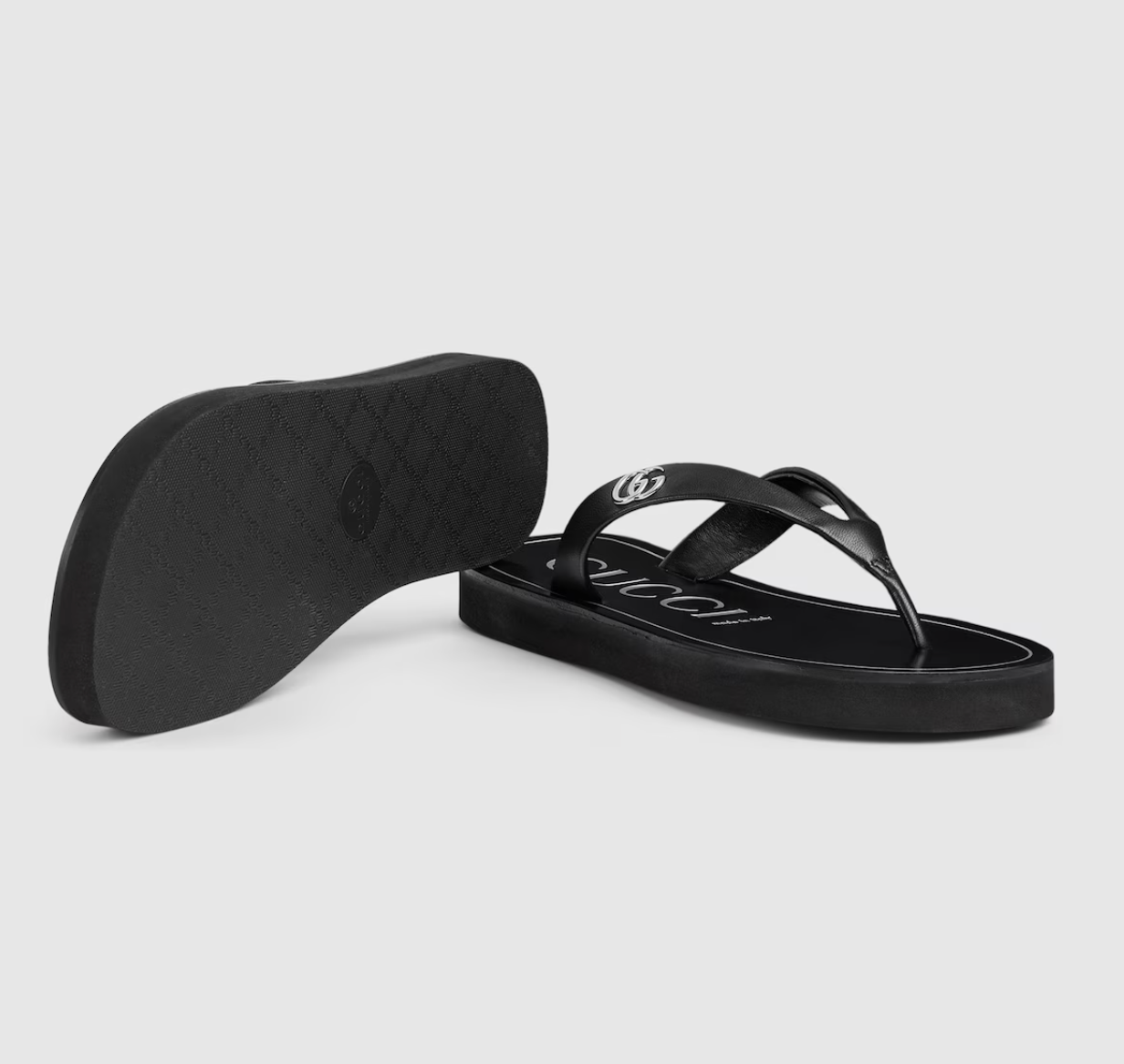  Dép Nữ Gucci Thong Sandal 'Black' 
