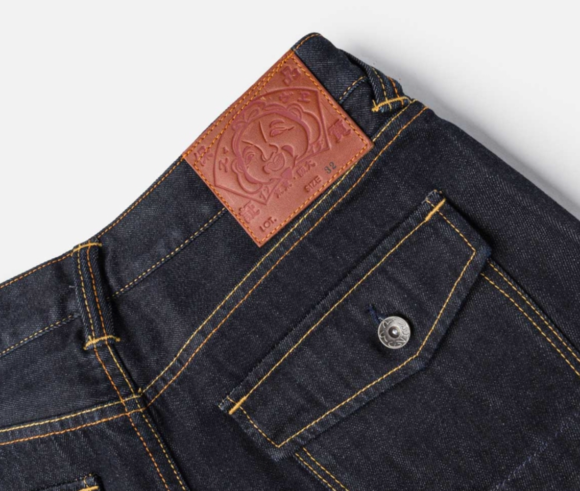 Quần Evisu Seagull Print Denim Shorts 'Indigo' 