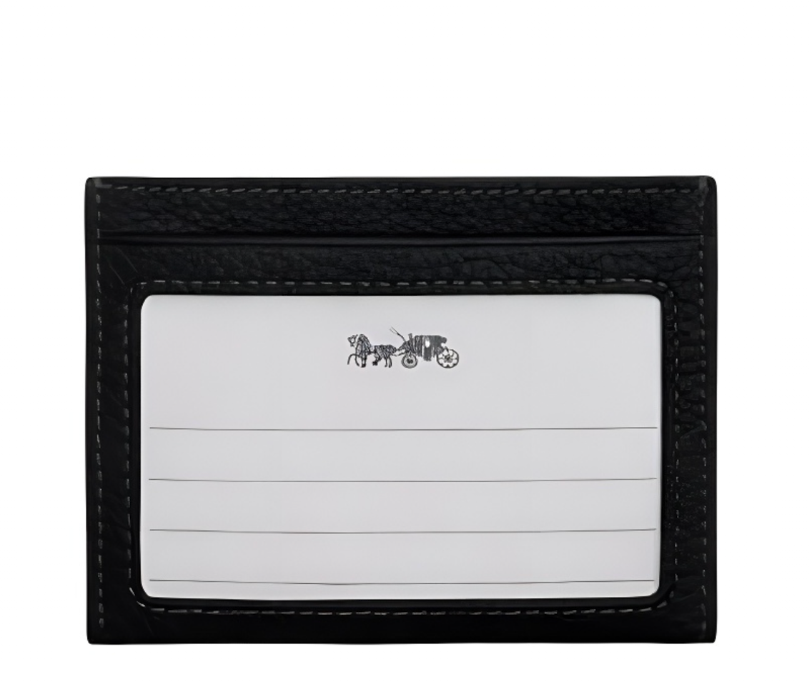  Ví Coach Signature Slim Card Case 'Black' 