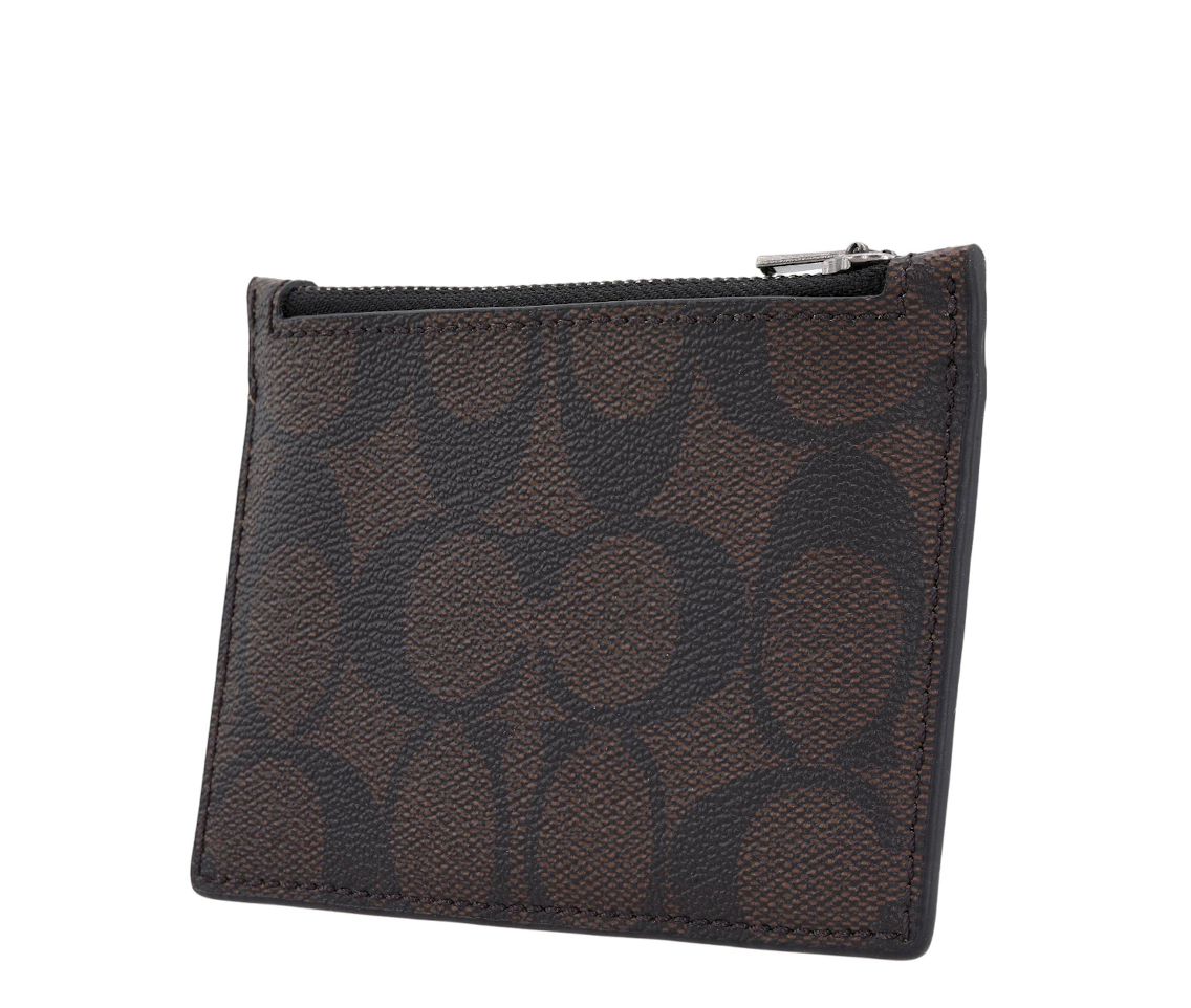  Ví Coach Zip Card Case 'Brown' 