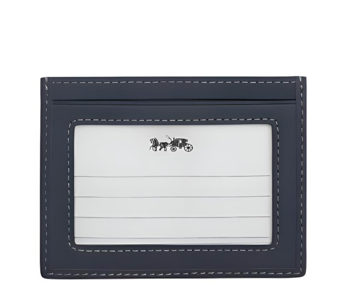  Ví Coach Slim Card Case 'Navy' 
