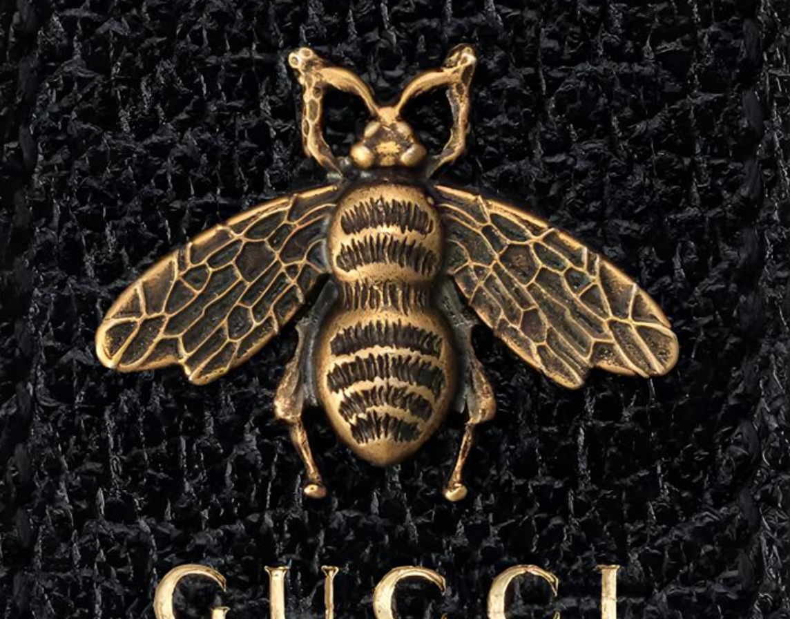  Ví Gucci Animalier Leather Money Clip 'Black' 
