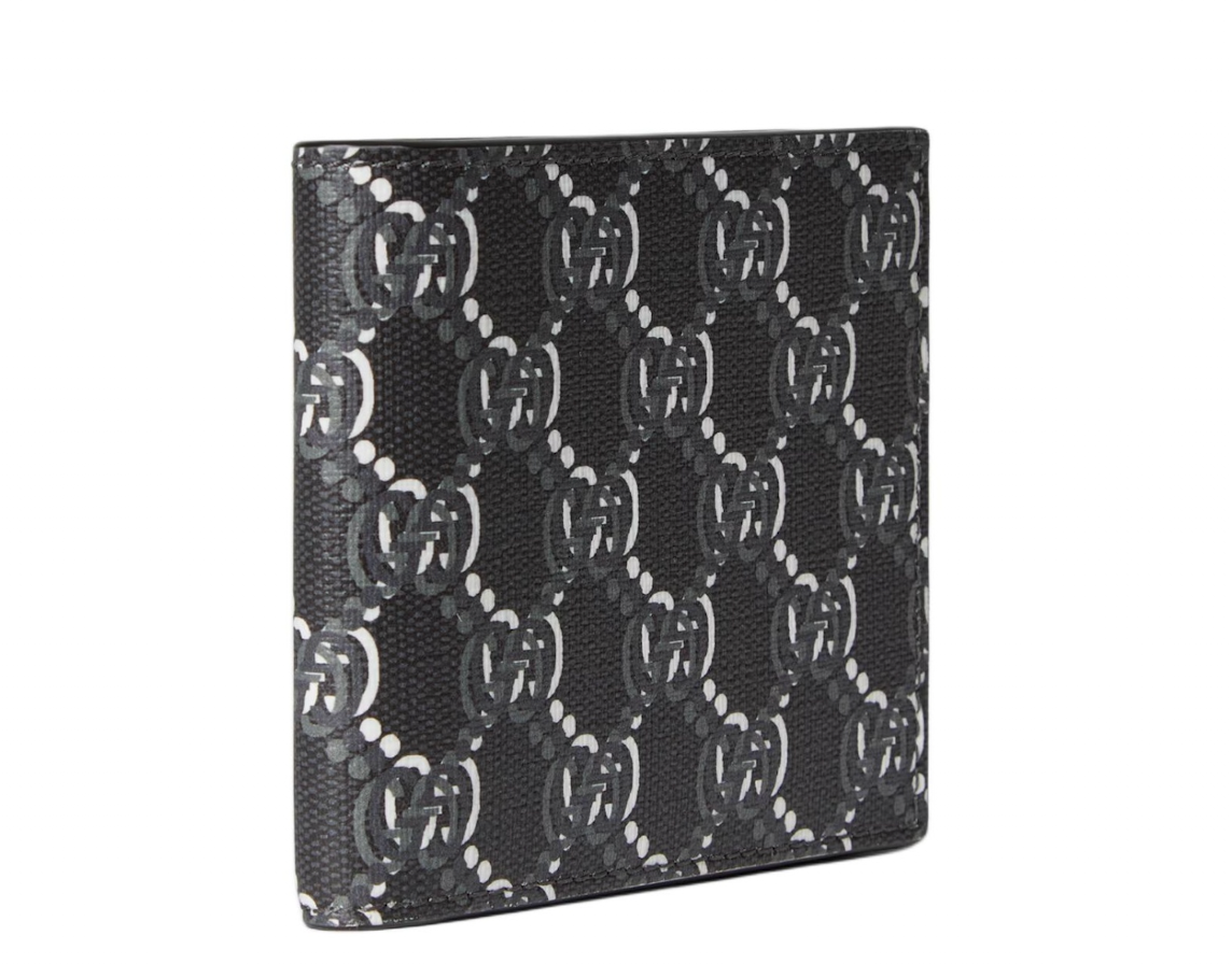  Ví Nam Gucci Leather Wallet 'Grey' 