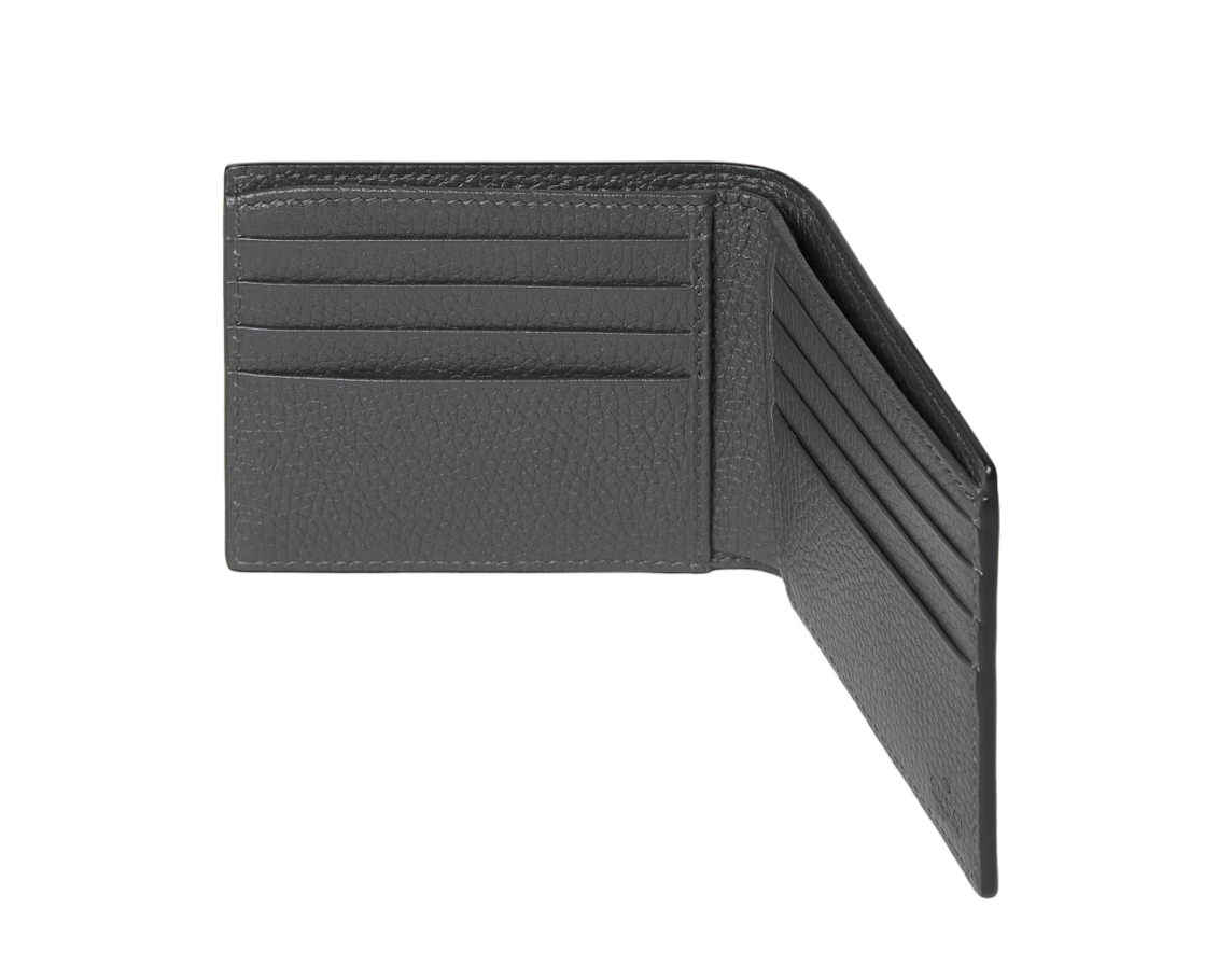  Ví Nam Gucci Leather Wallet 'Grey' 