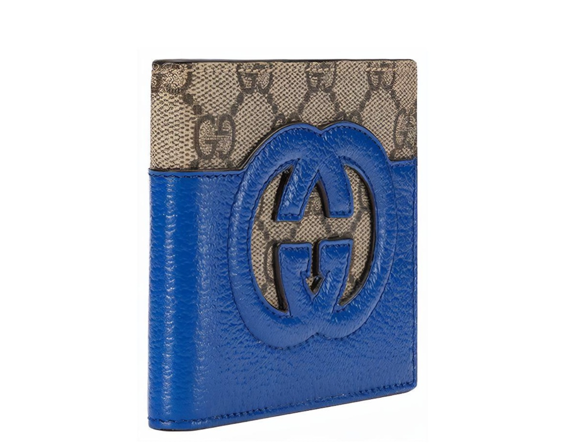  Ví Gucci Interlocking G Wallet 'Blue' 
