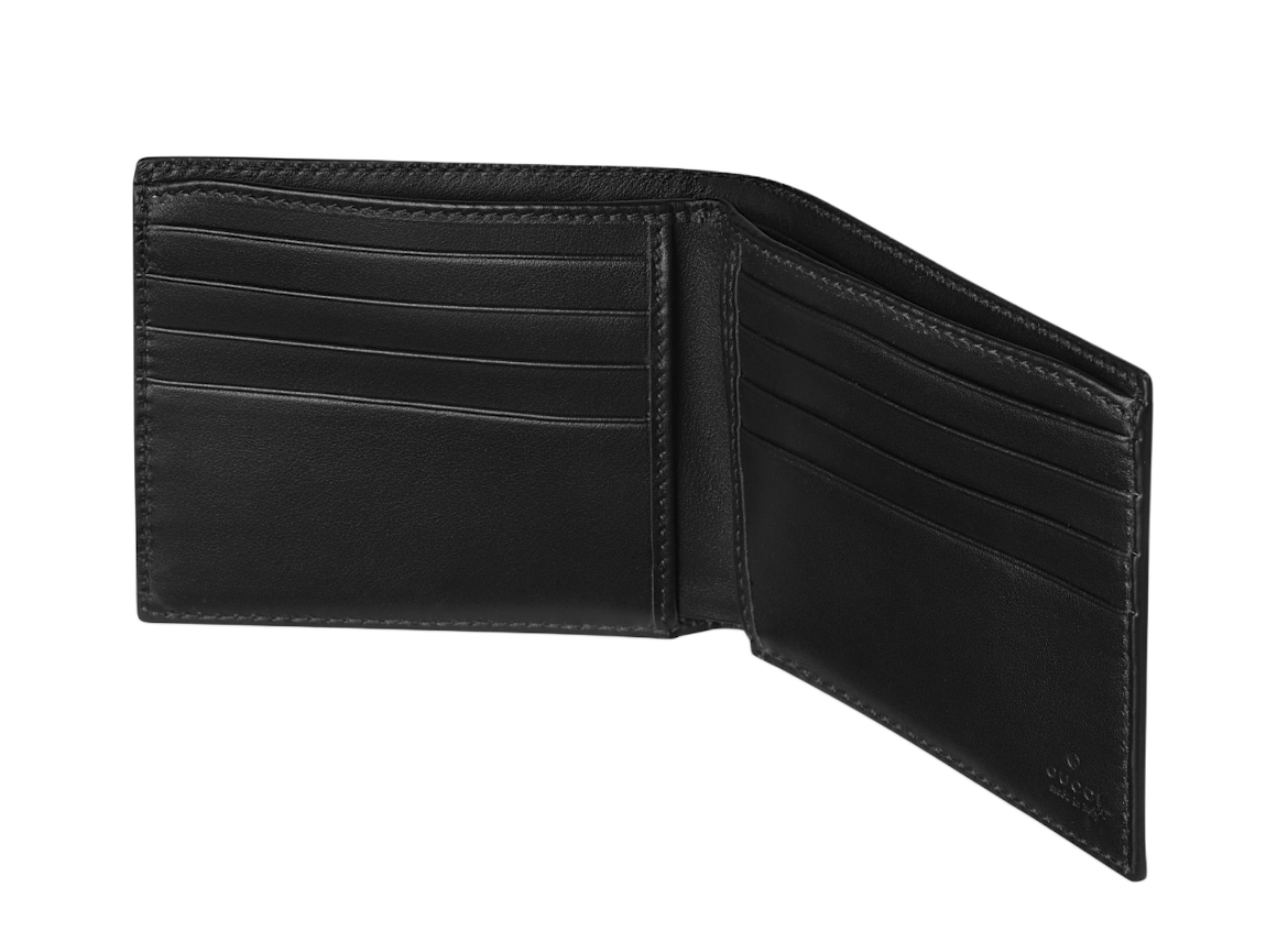  Ví Nam Gucci Leather Wallet 'Black' 