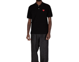  Áo CDG Play Polo Red Emblem 'Black' 