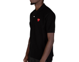  Áo CDG Play Polo Red Emblem 'Black' 