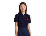  Áo CDG Play Polo Red Emblem 'Navy' 