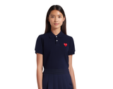  Áo CDG Play Polo Red Emblem 'Navy' 
