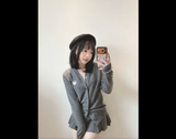  Áo CDG Play Cardigan 'Grey' 