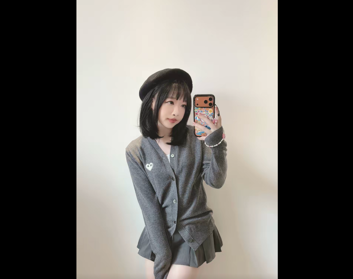  Áo CDG Play Cardigan 'Grey' 