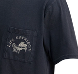 Áo Kapital 20/- Jersey Crew Neck T-shirt 'Black' 