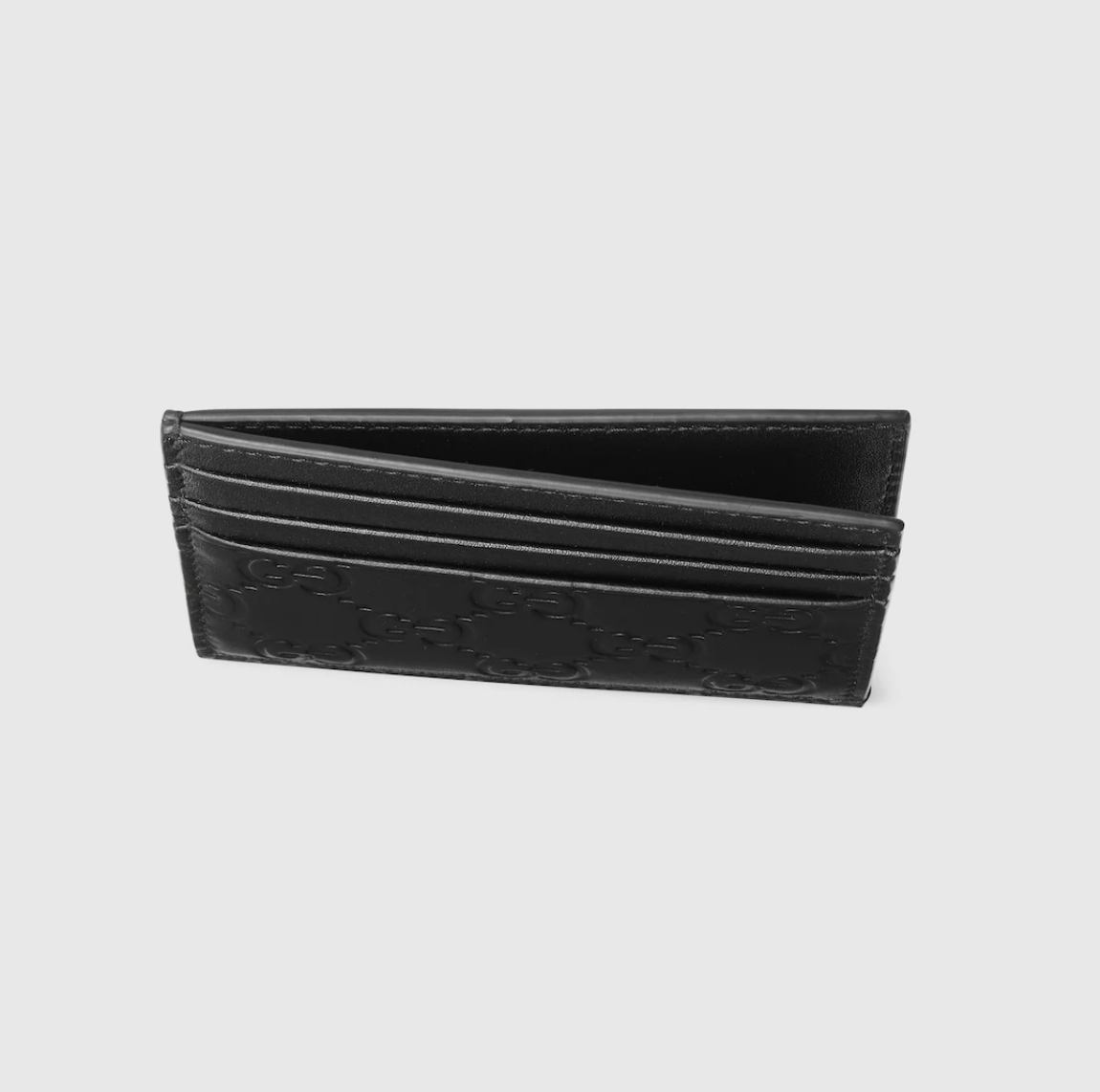  Ví Gucci GG Emblem Card Case 'Black' 