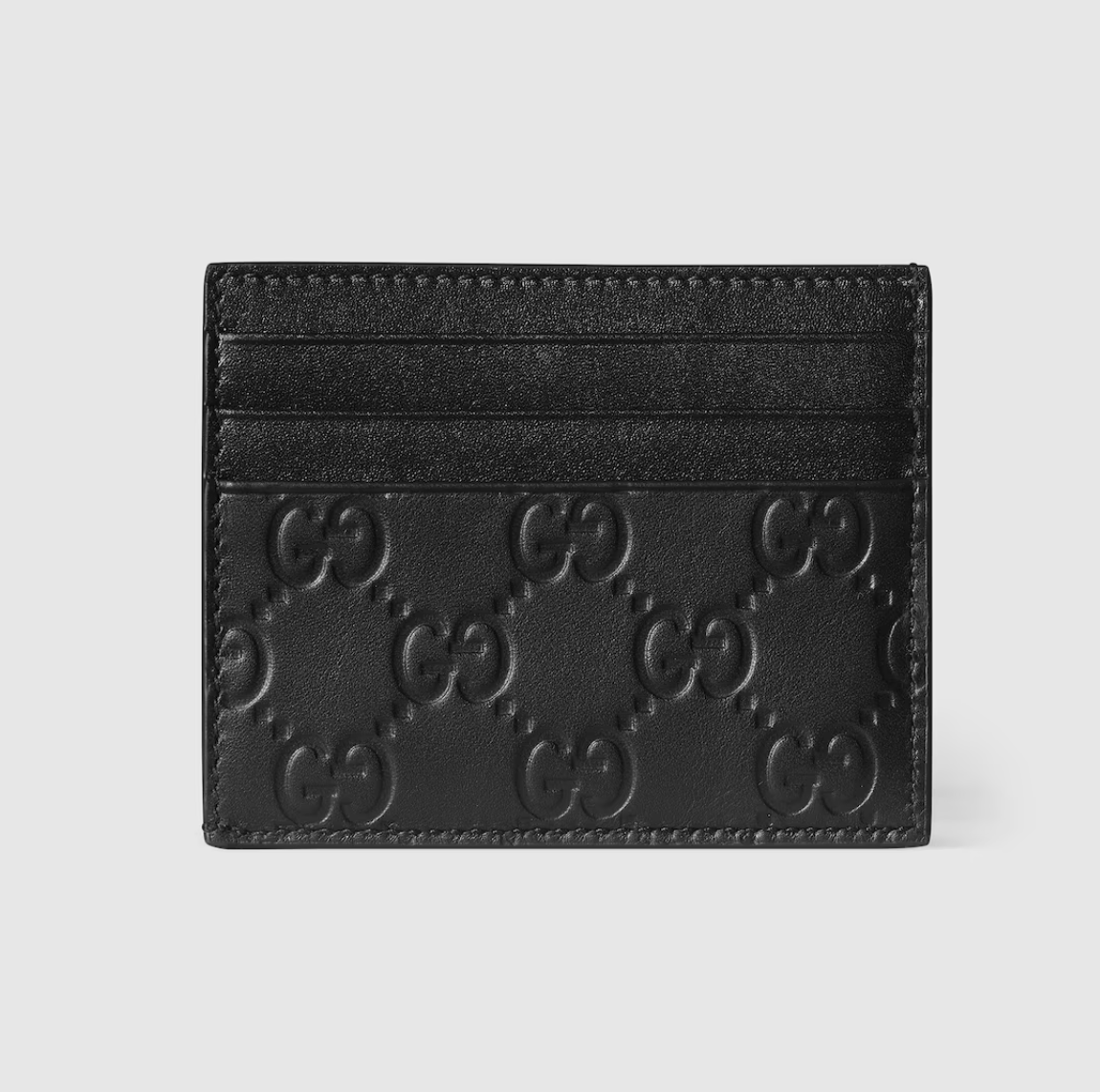  Ví Gucci GG Emblem Card Case 'Black' 