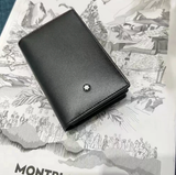  Ví MontBlanc Leather Wallet 'Black' 