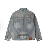  Áo Evisu Washed Seagull Denim Jacket 'Indigo' 