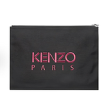  Túi Kenzo Canvas Tiger Logo Clutch 'Black' 