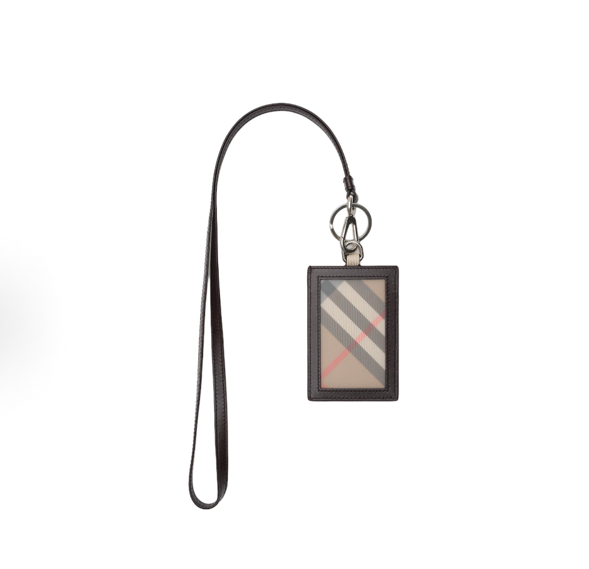  Ví Burberry Pop Check Lanyard 'Brown' 