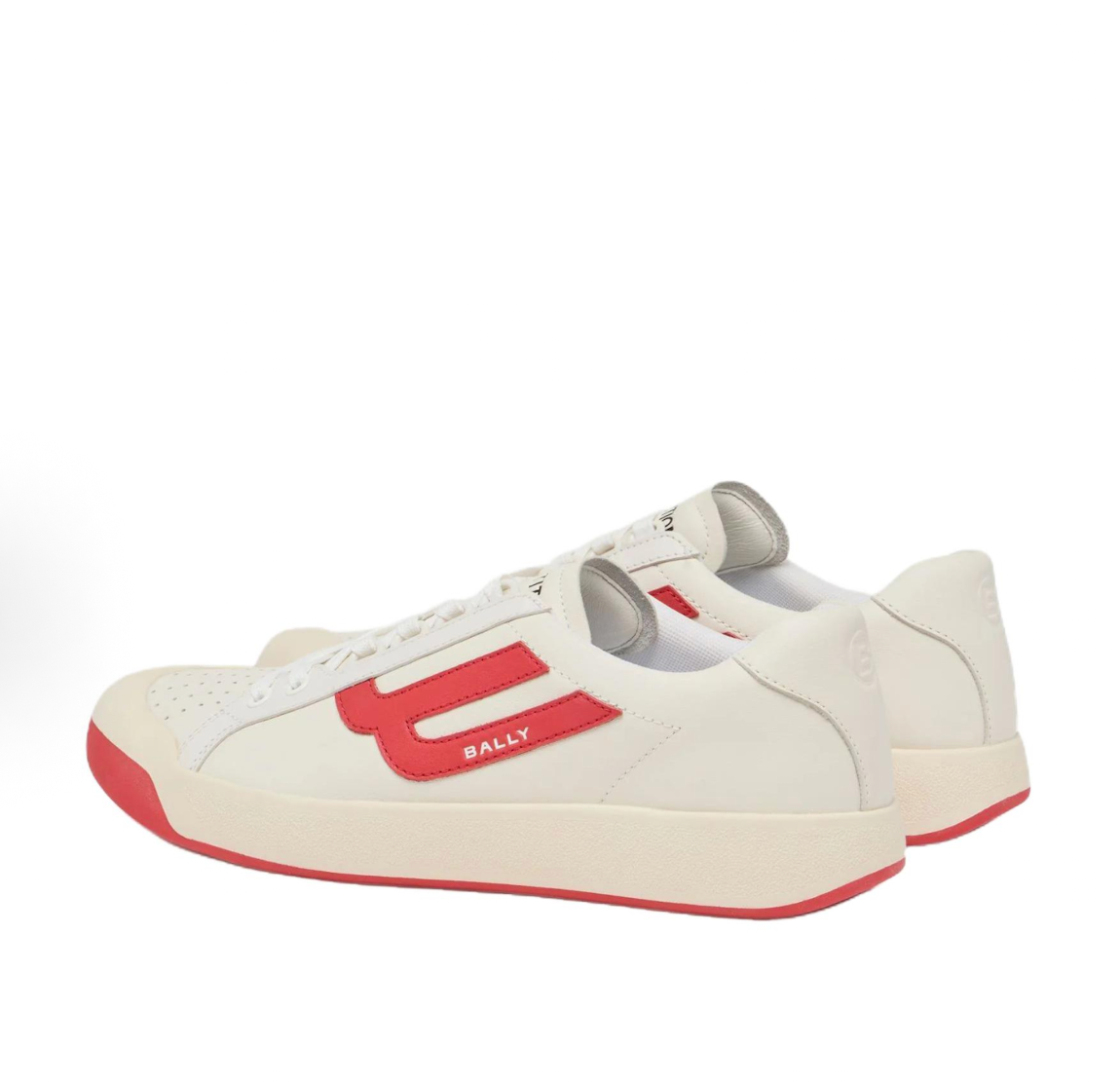  Giày Nam Bally Leather Sneaker 'White' 