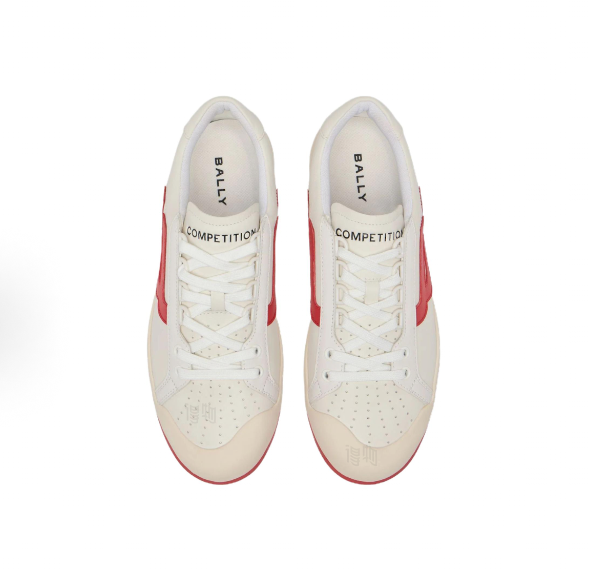  Giày Nam Bally Leather Sneaker 'White' 