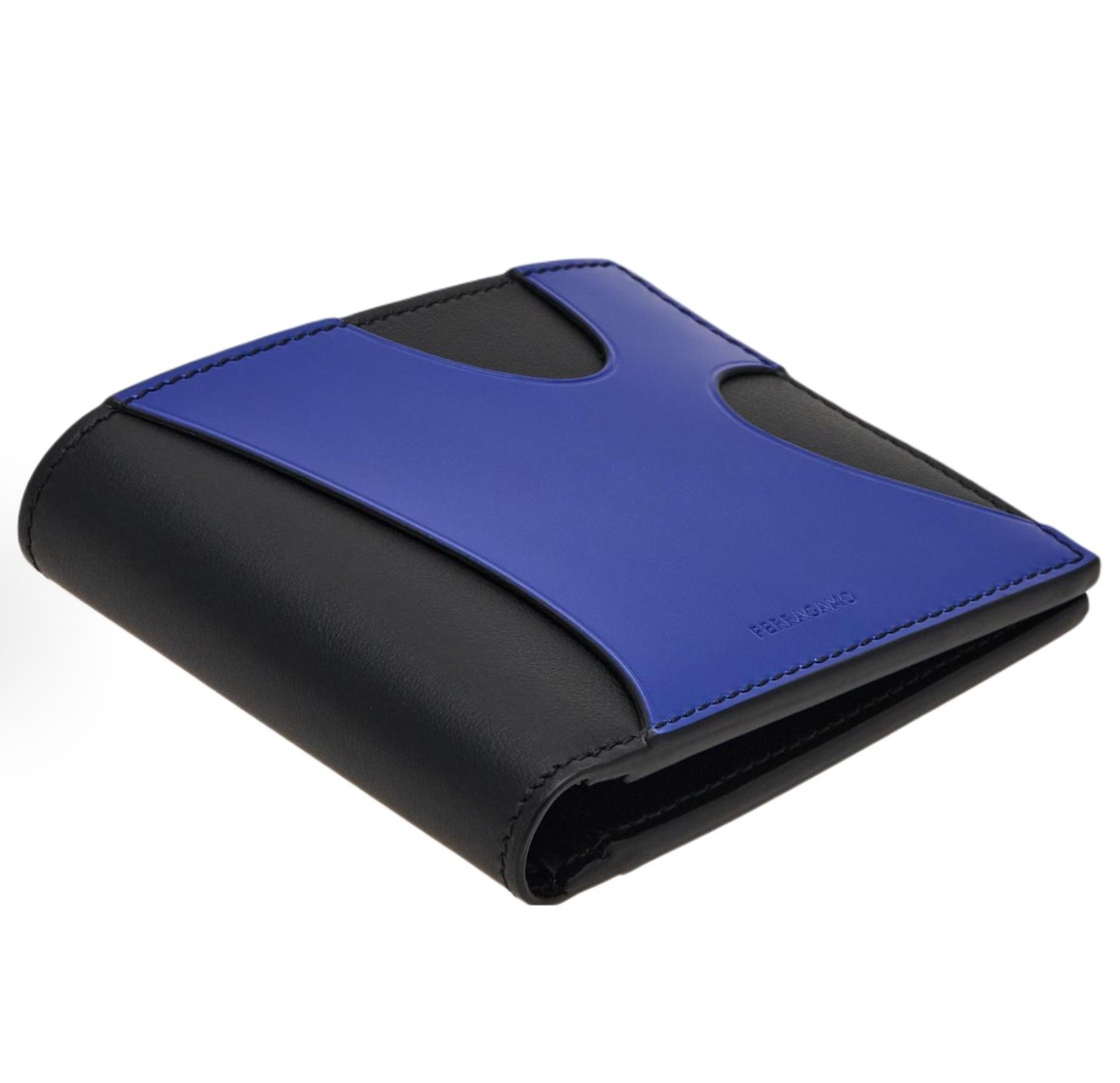  Ví Nam Salvatore Ferragamo Leather Wallet 'Blue' 