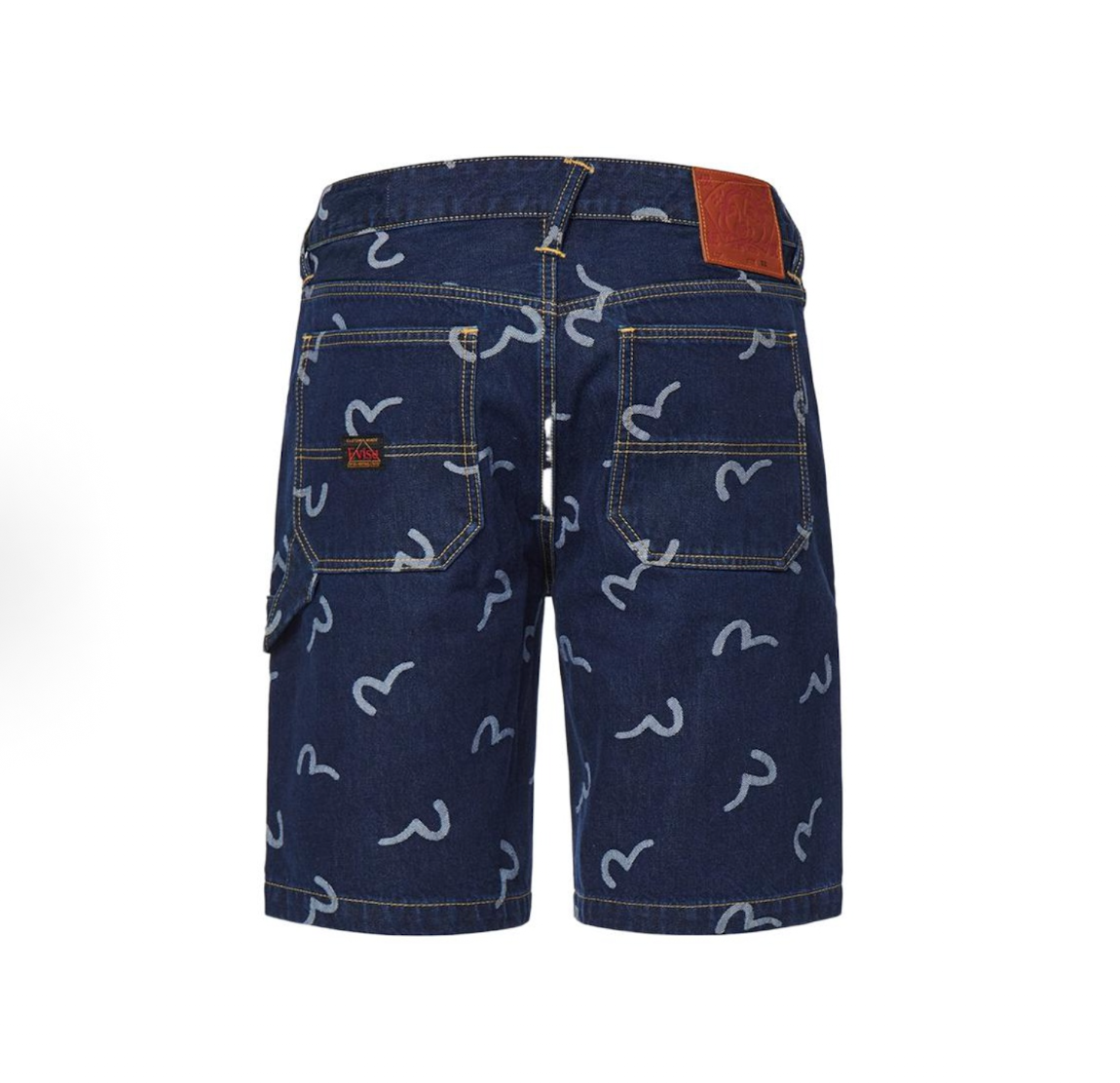  Quần Evisu Seagull Print Denim Short 'Blue' 