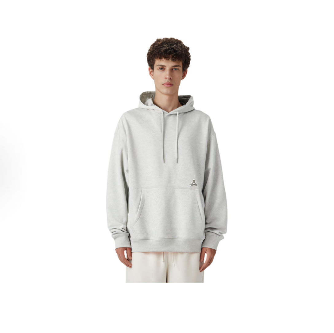  Áo Palace Triangle Logo Pullover Hoodie 'Grey' 