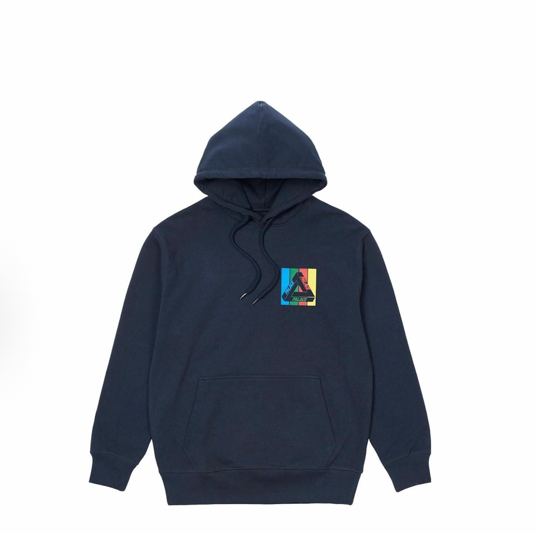  Áo Palace Tri-Emb Hoodie 'Navy' 