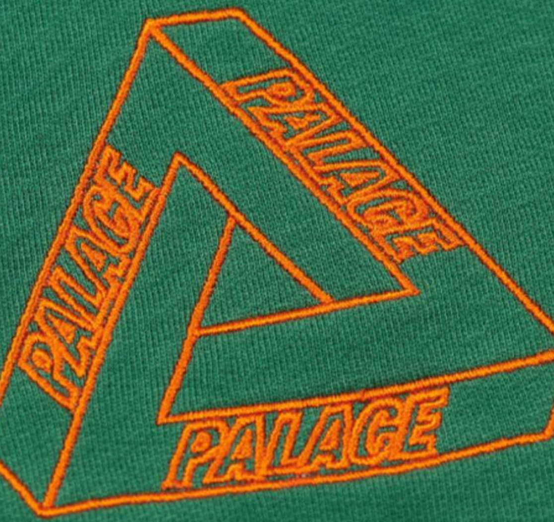  Áo Palace Outliner Mit Desigher Crew 'Green' 