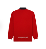  Áo Aimé Leon Dore x Porsche Crest Rugby 'Red' 