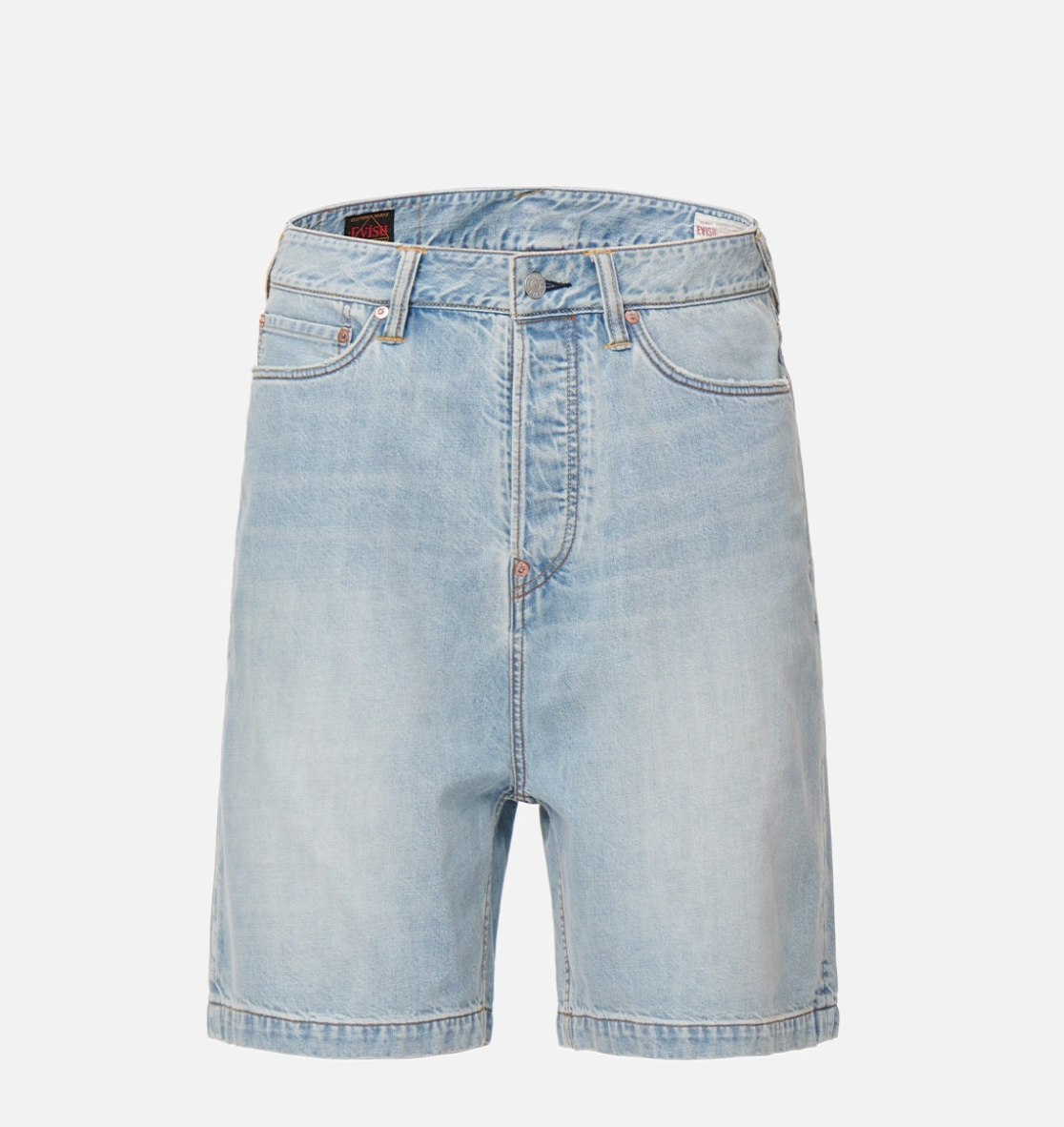  Quần Evisu Daicock Print Denim Shorts 'Indigo' 