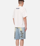  Quần Evisu Daicock Print Denim Shorts 'Indigo' 