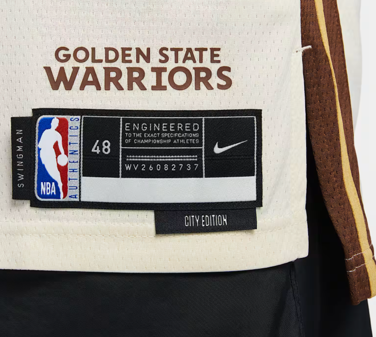  Áo Nike Stephen Curry Golden State Warriors City Edition Jersey 