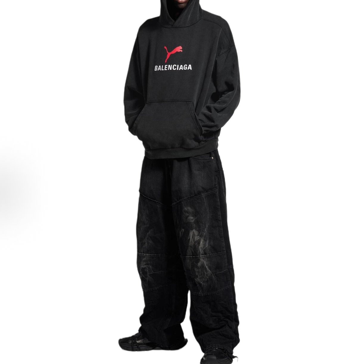  Áo Balenciaga x Puma Hoodie Fit 'Black' 