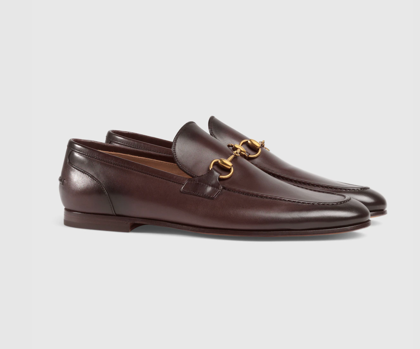  Giày ‎Gucci Jordaan Loafer 'Brown' 