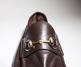  Giày Nam Gucci Lugano Loafer 'Brown' 