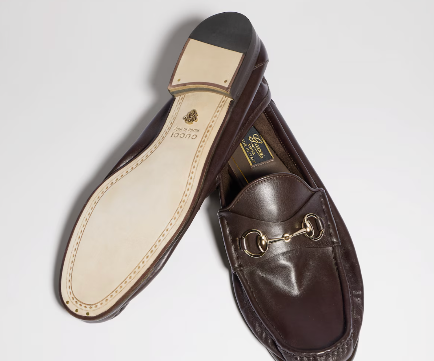  Giày Nam Gucci Lugano Loafer 'Brown' 