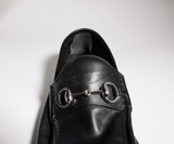  Giày Nam Gucci Lugano Loafer 'Black' 
