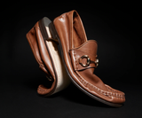  Giày Nam Gucci Lugano Loafer 'Brown' 