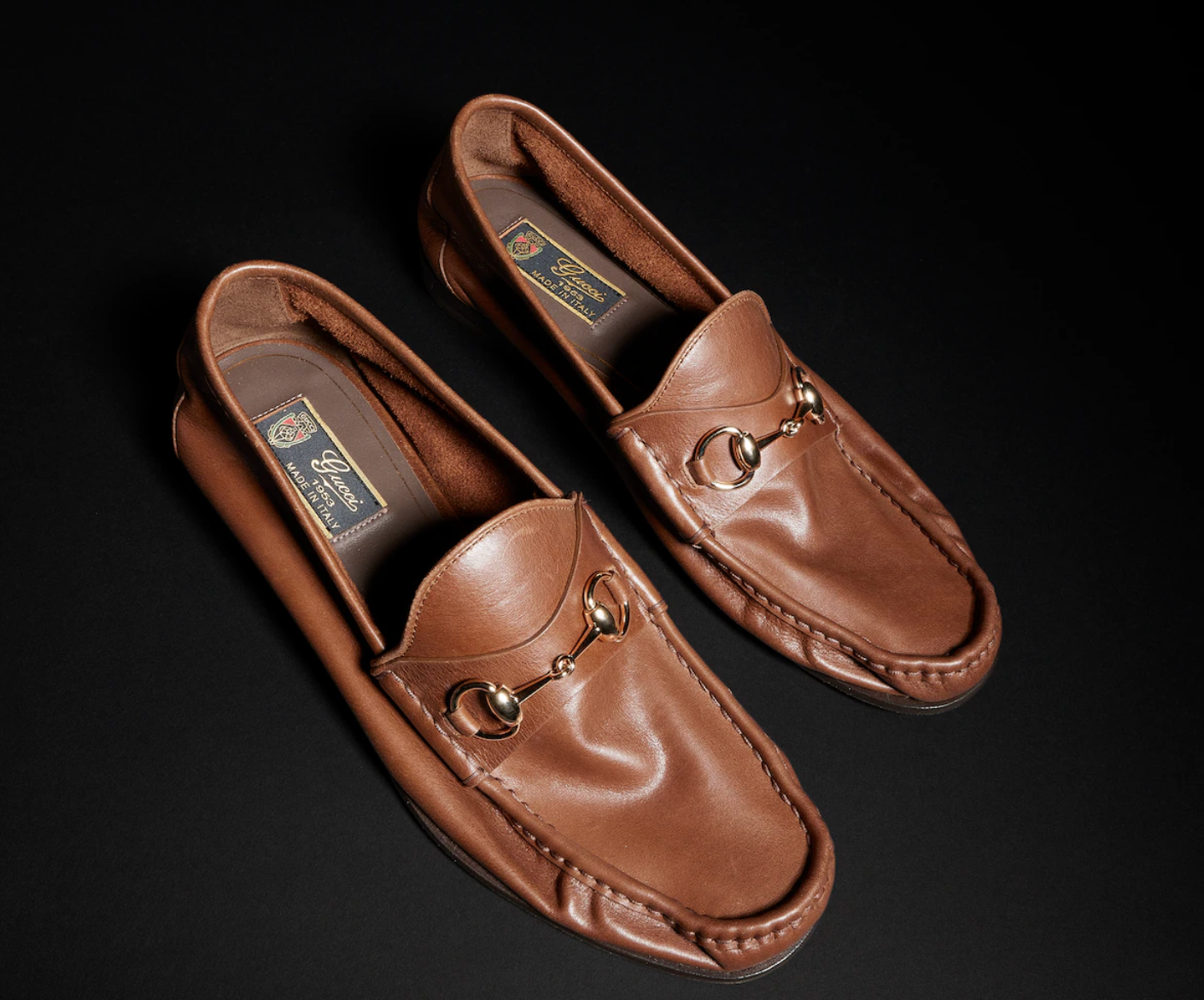  Giày Nam Gucci Lugano Loafer 'Brown' 