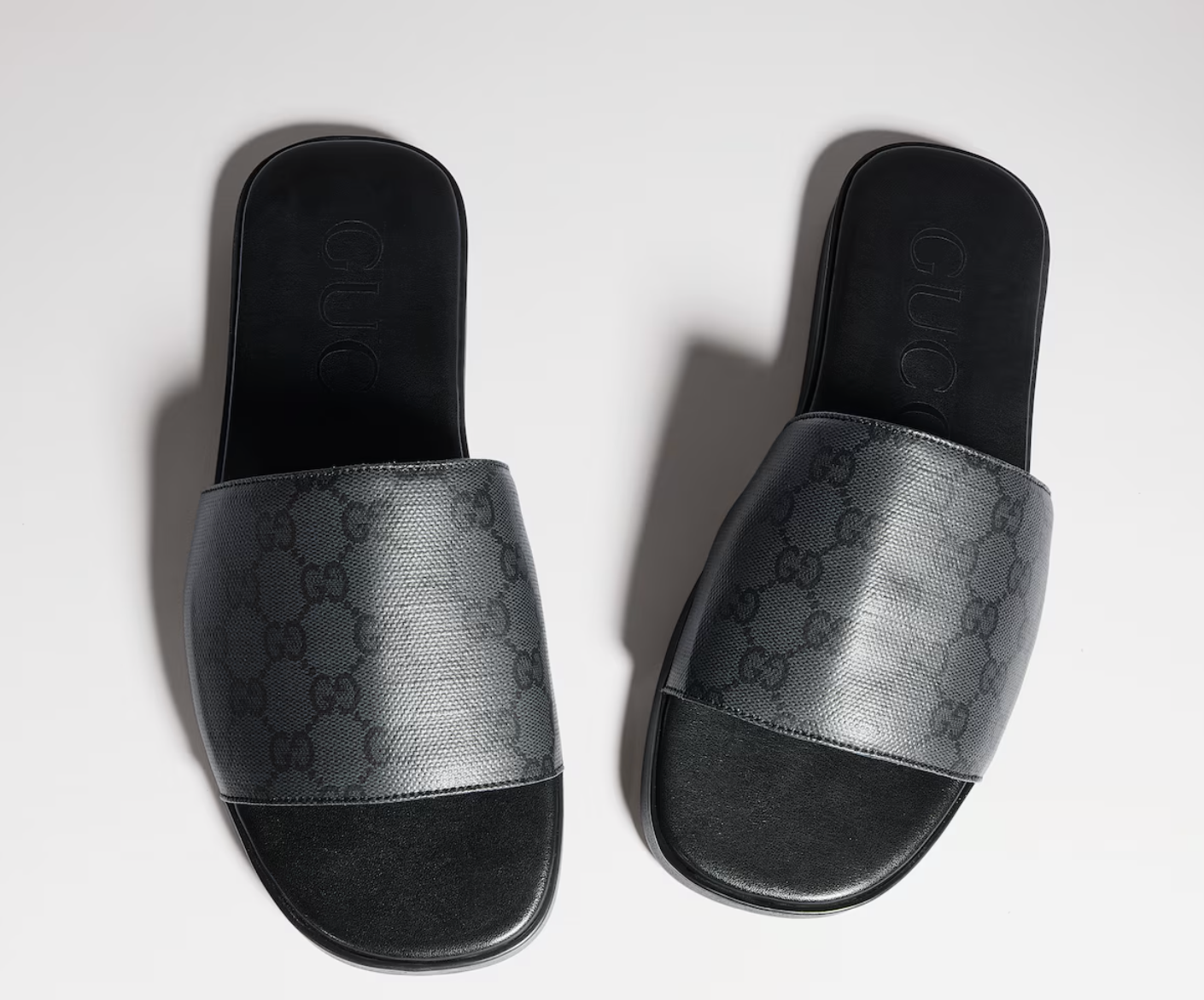  Dép Nam Gucci Slide Sandal 'Black' 