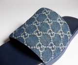  Dép Nam ‎Gucci Slide Sandal 'Dark Blue' 